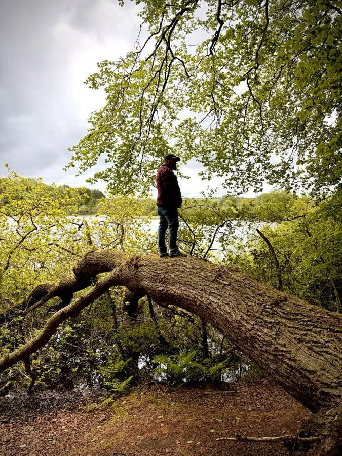 Adam Holland outdoors in the Northern Irish countryside
